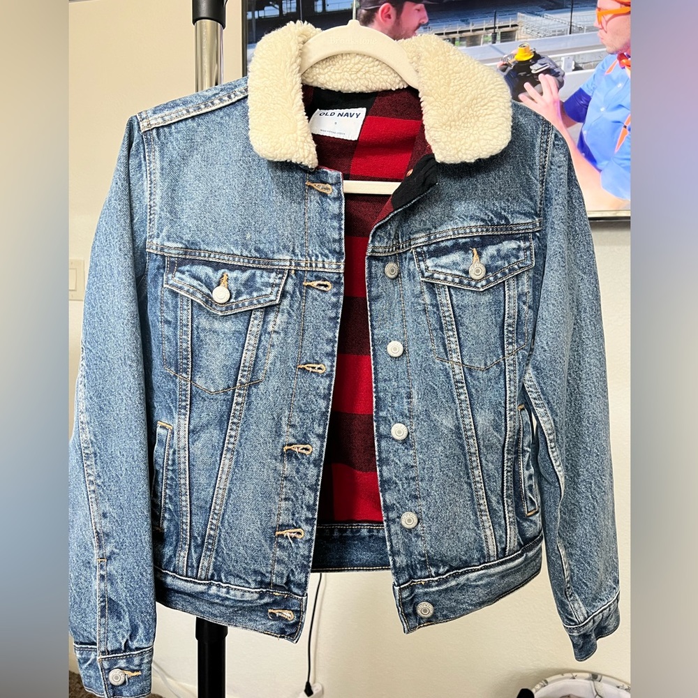 Flannel denim jacket!